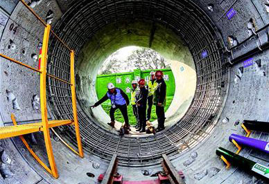 大东湖深隧盾构掘进千米