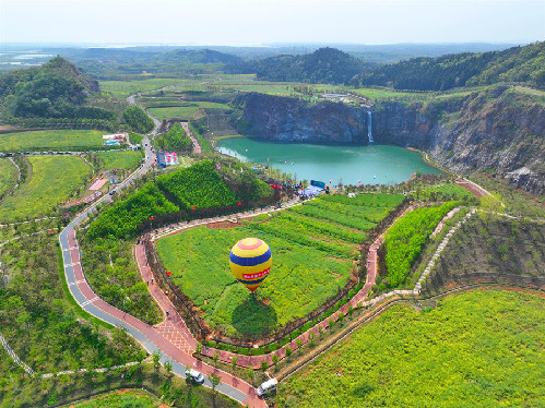 武漢江夏靈山生態文化旅遊區正式開園