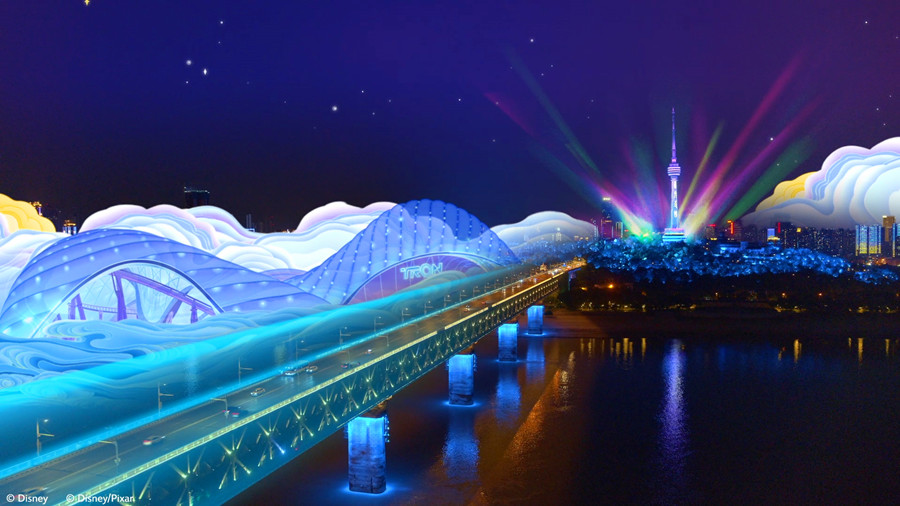 第二屆中國（武漢）文化旅遊博覽會迪士尼主題燈光秀來啦